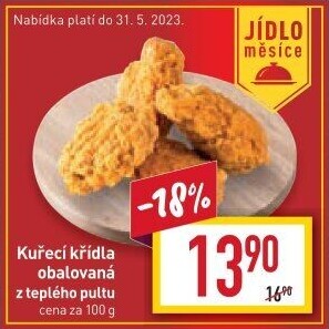 Kuřecí křídla smažená