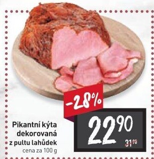 Kýta dekorovaná pikantní