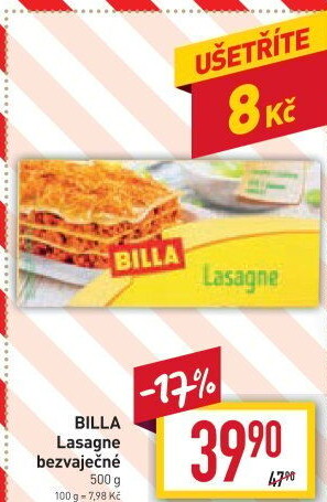 Lasagne Billa