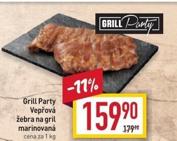 Vepřová žebra marinovaná na gril Grill Party