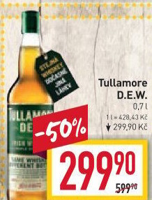 Whisky irská Tullamore Dew