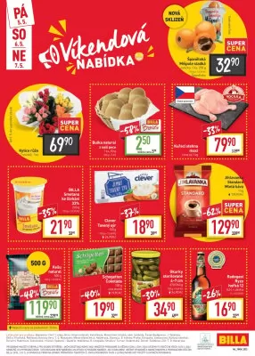 akční leták BILLA 3.5.2023-9.5.2023