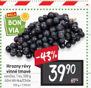 Hrozny tmavé Billa Bonvia