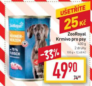 Konzerva pro psy ZooRoyal