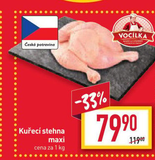Kuřecí stehna Vocílka