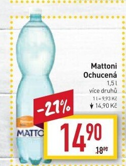 Ochucená voda Mattoni