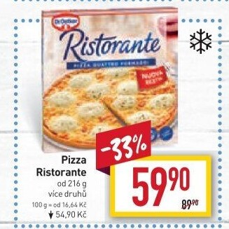 Pizza mražená Ristorante Dr. Oetker