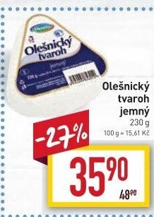 Tvaroh jemný Olešnický Moravia
