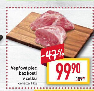 Vepřová plec bez kosti