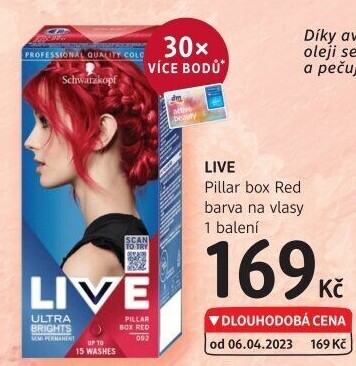 Barva na vlasy Live Schwarzkopf