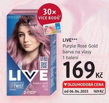 Barva na vlasy Live Schwarzkopf