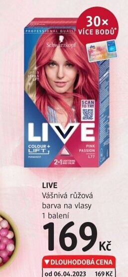 Barva na vlasy Live Schwarzkopf