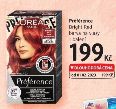 Barva na vlasy Préférence L'
