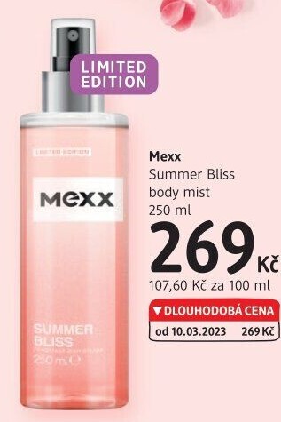 Parfémovaný tělový sprej Mexx