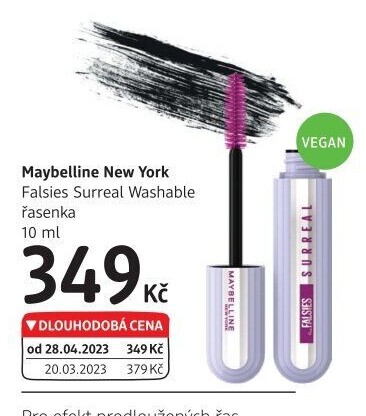 Řasenka The Falsies Surreal Washable Maybelline