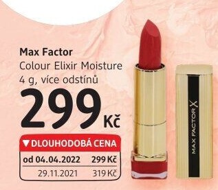 Rtěnka Colour Elixir Moisture Kiss Max Factor