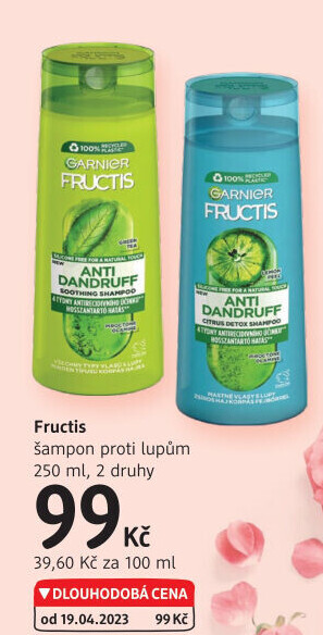 Šampon proti lupům Fructis Garnier