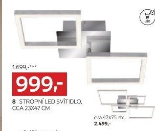 STROPNÍ LED SVÍTIDLO
