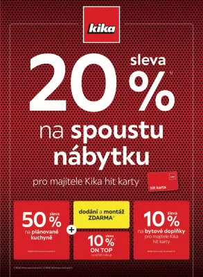 akční leták Kika nábytek 8.5.2023-21.5.2023