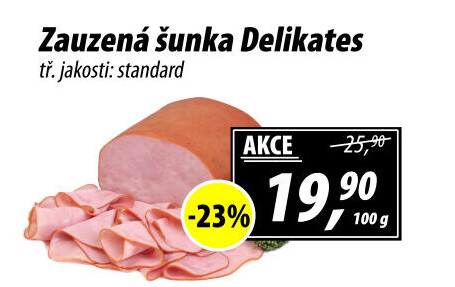Šunka zauzená delikates standard