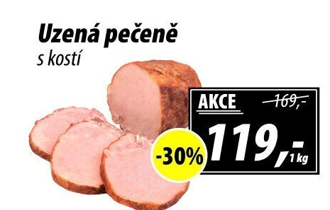 Uzená pečeně s kostí