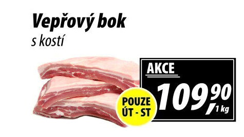 Vepřový bok s kostí