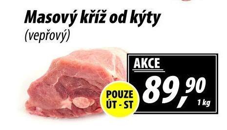 Vepřový kříž od kýty