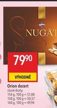 Bonboniéra Nugát Orion