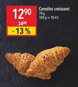Croissant multicereální