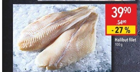 Halibut filety