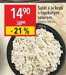 Salát a la krab s řapíkatým celerem