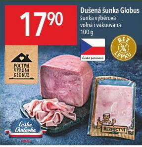Šunka dušená výběrová Globus