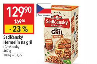 Sýr Hermelín na gril Sedlčanský