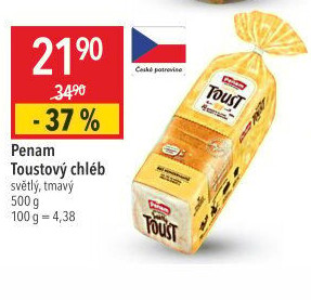 Toustový chléb Penam