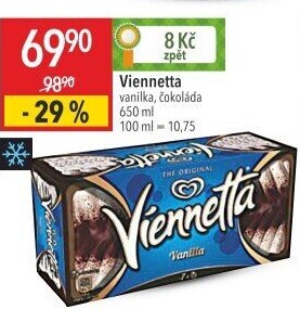 Zmrzlinová roláda Viennetta Algida