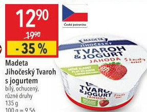 Dezert tvaroh s jogurtem jihočeský Madeta