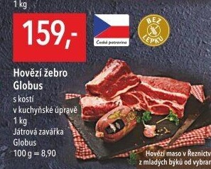 Hovězí žebra s kostí Globus