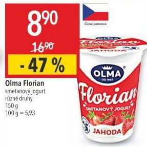 Jogurt smetanový Florian Olma
