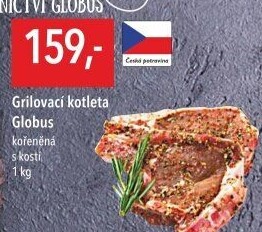 Kotleta na gril s kostí kořeněná Globus