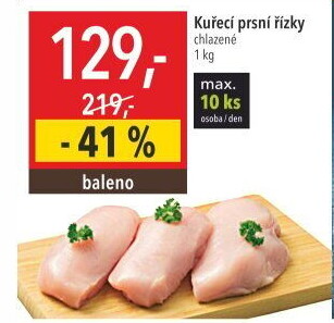 Kuřecí prsní řízky