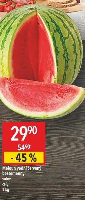 Meloun vodní bezsemenný