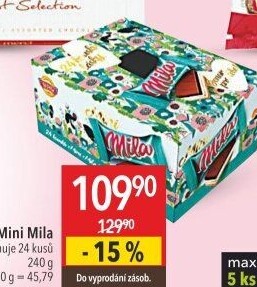 Oplatky mini Mila Sedita