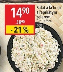 Salát a la krab s řapíkatým celerem