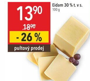 Sýr Eidam 30%
