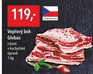 Vepřový bok s kostí Globus