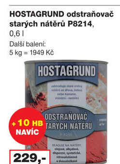 Odstraňovač starých nátěrů Hostagrund