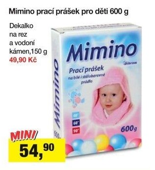 Prací prášek Mimino Důbrava