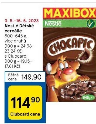 Cereálie Nestlé