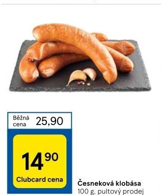 Česneková klobása