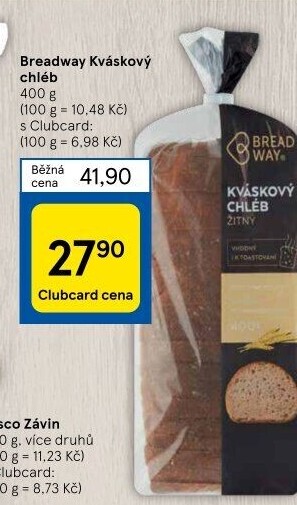 Chleb žitný kváskový Breadway